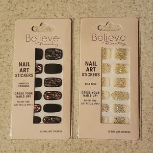 Believe Beauty Nail Art Stickers